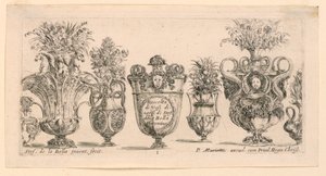 Vases, de "Raccolta di Vasi Diversi" - Stefano della Bella