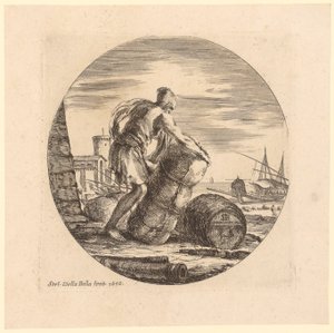 Travailleurs forcés transportant des marchandises - Stefano della Bella