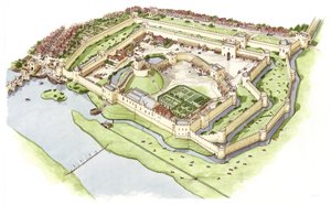Château de Wallingford, Oxfordshire, vers 1300-1399 - Stephen Conlin
