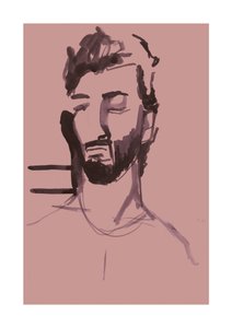 Ahmad (rose), 2023 (numérique) - Stephen Dow