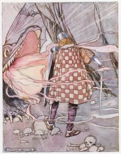 Illustration pour Siegfried le Tueur de Dragons - Stephen Reid