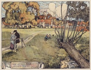 Illustration pour Le Village Abandonné par Oliver Goldsmith