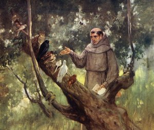 Saint François prêchant aux oiseaux