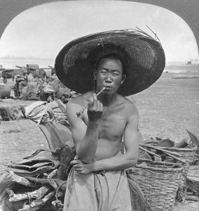 Chinois typique, Bhamo, Birmanie, 1908