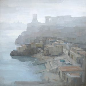 Une ville méditerranéenne brumeuse - Steve Mitchell