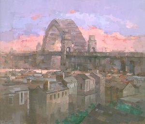 Le pont de Sydney au crépuscule