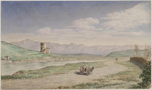 Partie près de Ponte Molle dans la campagne romaine - Stilling, H.C.