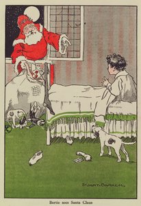 Bertie voit le Père Noël, illustration de livre - Stuart Barker