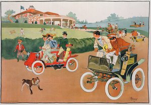 La Course depuis les Liens, publié par Max Williams, imprimé par R.A. Welcke, New York