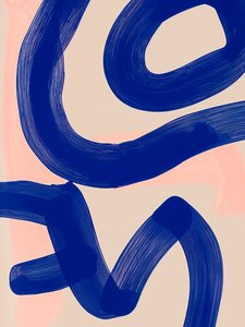 Abstract Blue Flow - Studio Palette