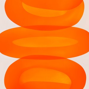 Ovales orange superposés