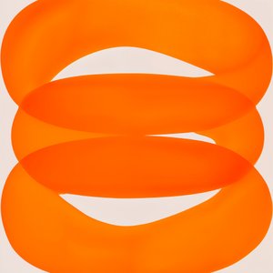 Boucles orange vif