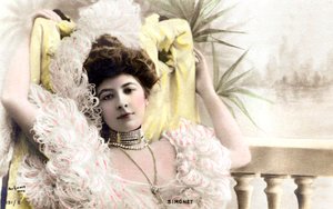 Simonet, comédien à Bruxelles, Carte postale, vers 1900 - Studio Reutlinger