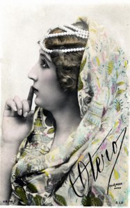 La belle Otero, carte postale du début du 20e siècle (photo) - Studio Reutlinger