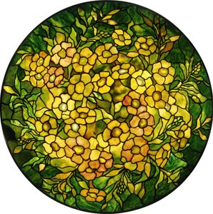 Abat-jour en verre plombé d