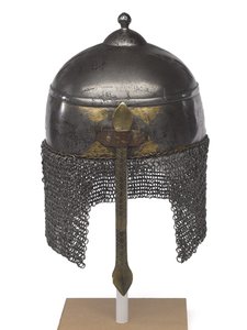 Kulah Khud, casque de style persan, vers 1898