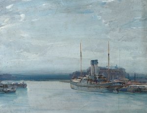 Crépuscule, vers 1910