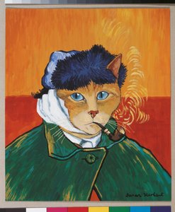Illustration de Cats Galore! A Compendium of Cultured Cats (pub. 2015)