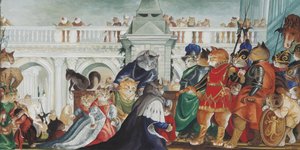 Illustration de Cats Galore! A Compendium of Cultured Cats (pub. 2015)