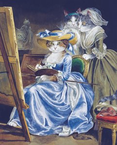 Illustration de Cats Galore! A Compendium of Cultured Cats