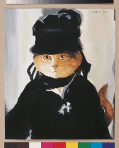 Illustration de Cats Galore! A Compendium of Cultured Cats (pub. 2015)