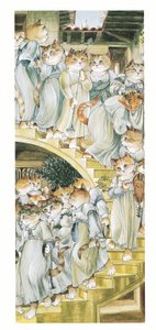 Illustration de Pre-Raphaelite Cats (pub. 1999)