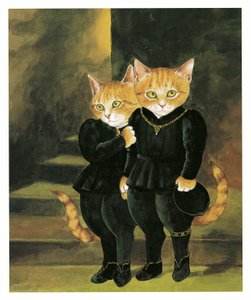 Illustration de Pre-Raphaelite Cats (pub. 1999) - Susan Herbert