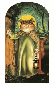 Illustration de Pre-Raphaelite Cats (pub. 1999)