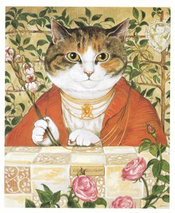 Illustration de Pre-Raphaelite Cats (pub. 1999)
