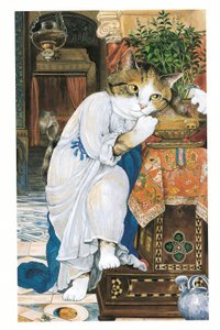 Illustration de Pre-Raphaelite Cats (pub. 1999)