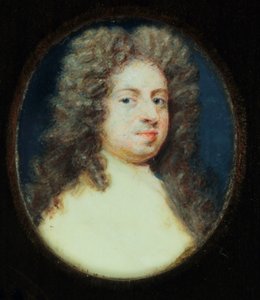 Sir Godfrey Kneller (aquarelle sur ivoire) - Susan Penelope Gibson