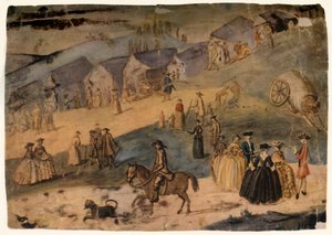 Scène de campagne, vers 1750, 1934