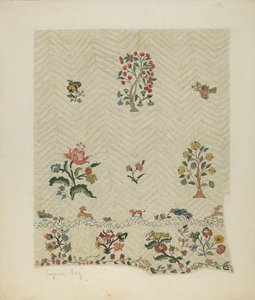 Couvre-lit, vers 1941 - Suzanne Roy