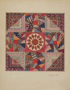 Couverture de berceau, vers 1936