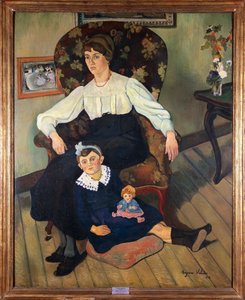 Portrait peint de la nièce de Suzanne Valadon - Suzanne Valadon
