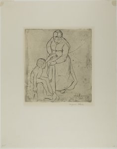 Grand-mère et enfant - Suzanne Valadon