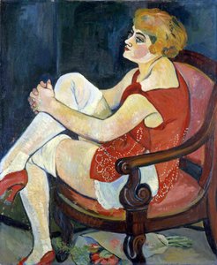 Femme aux bas blancs