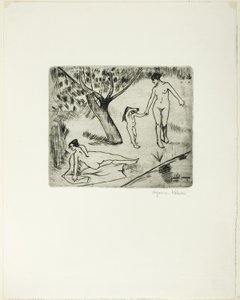Femmes et enfants au bord de l