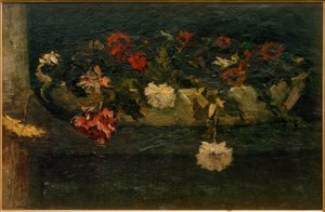 Nature morte avec fleurs dans un bol - Suze Robertson
