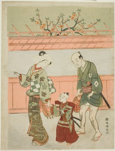 Une sortie printanière - Suzuki Harunobu