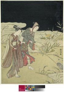 Attraper des lucioles, c.1767-68 - Suzuki Harunobu