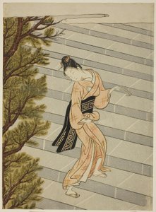 Monter les marches cent fois - Suzuki Harunobu