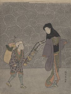 Arc écrasant les démons - Suzuki Harunobu