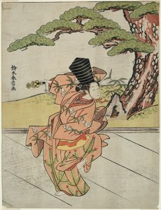 Danseuse Sanbaso - Suzuki Harunobu