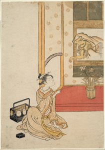 Donner une cigarette à Daruma