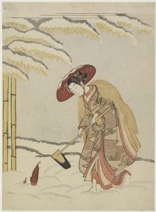 Mitate de Meng Zong, un des vingt-quatre exemples de piété filiale, après 1765 - Suzuki Harunobu