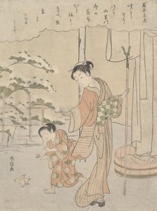 Poème de Fujiwara no Motozane vers 860 de la série Trente-Six Poètes, vers 1768