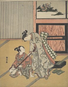 La Leçon de musique - Suzuki Harunobu