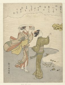 Deux filles sur la plage