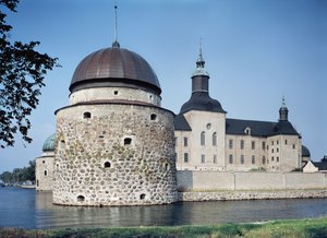 Vue du château de Vadstena, construit en 1545 - Swedish School